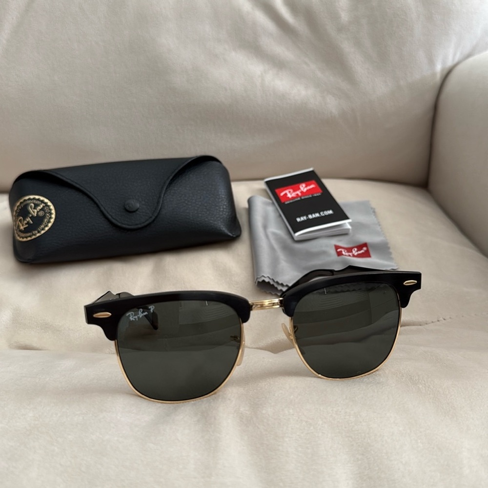 Ray Ban Sunglasses 
Clubmaster Polarized P3 plus Lens
RB 3507 136/N5 51/21